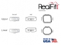 Preview: RealFit™ I – Kit Introductoriu, Arcada sup. Inele+tubusoare duble (dinte 17,16,26,27) Roth .018"
