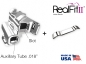 Preview: RealFit™ II snap - Kit introductoriu, Arcada sup., tubusoare duble (dinte 17,16,26,27) Roth .018"