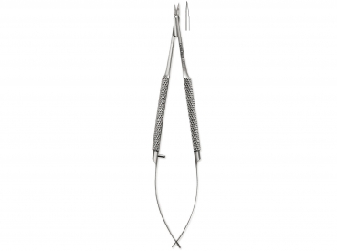 Surgical Scissors Castroviejo, round handle, 150 mm (DentaDepot)