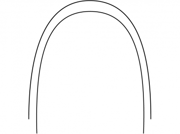 Arcuri Ni-Ti Superelastic (SE), Natural, rotund (Modern Arch™)