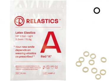 Relastics™ Elastice intraorale, latex, diam.: 3,2 mm (1/8")