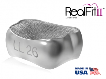 RealFit™ II snap - Kit introductoriu, Arcada sup., tubusoare duble+clema palatinala (Dinte 17,16,26,27) MBT* .018"