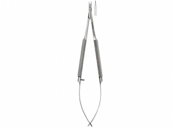 Surgical Scissors Castroviejo, round handle, 150 mm (DentaDepot)