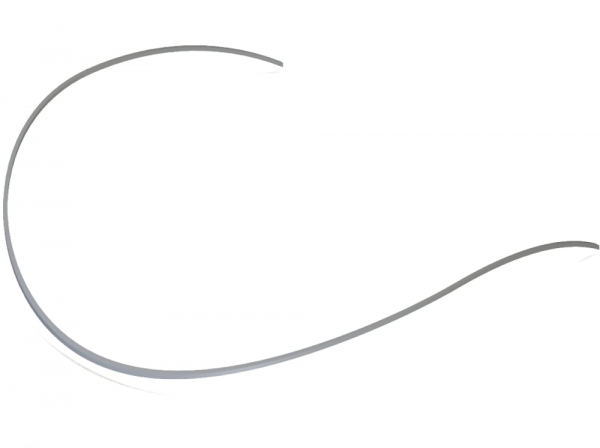 Arcuri NiTi Superelastice (SE), Reverse Curve, forma Natural, rotunda (Highland Metals Inc.)