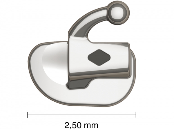 VIPER™, Tubusoare bucale colabile Mini (dinte 27, 47) Standard .022", Torque 0°, Offset 0°