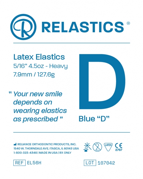Relastics™ Elastice intraorale, latex, diam.: 7,9 mm (5/16")