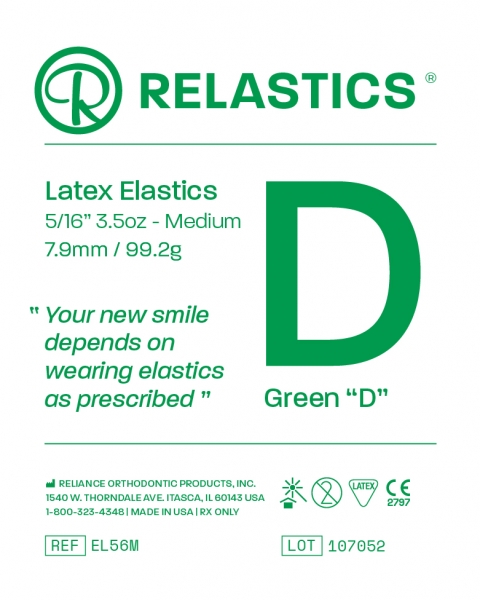 Relastics™ Elastice intraorale, latex, diam.: 7,9 mm (5/16")