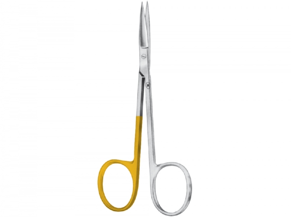 Gum scissors, "OP-Special", straight, sharp/sharp, 105 mm (Hammacher)